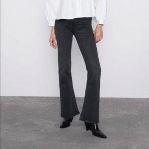 Zara Bootcut Black Premium Denim Jeans